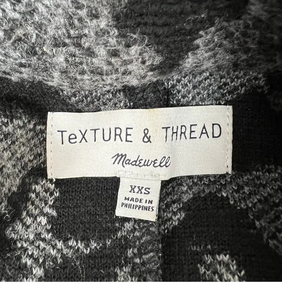 Madewell Texture & Thread Blazer Coat in Jungle Cat animal Print Gray XXS - Picture 6 of 6